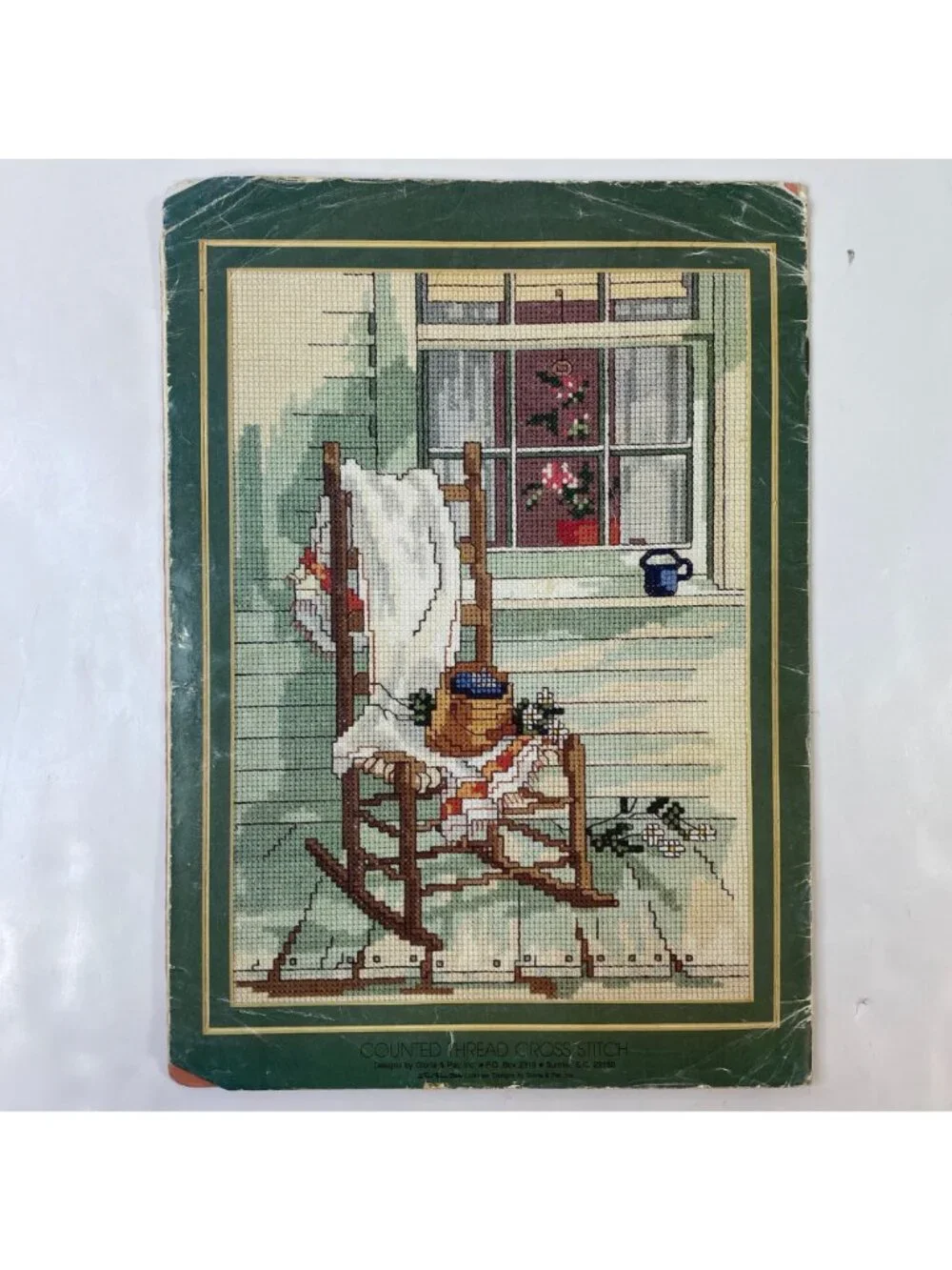 Vintage Good'N'Country Counted Cross-Stitch Pattern Book By Gloria & Pat